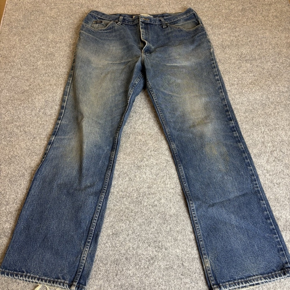 Lee Jeans Mens 38x32 Regular Fit Straight Leg Cotton Denim